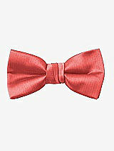 Front View Thumbnail - Perfect Coral Yarn-Dyed Boy's Bow Tie by After Six