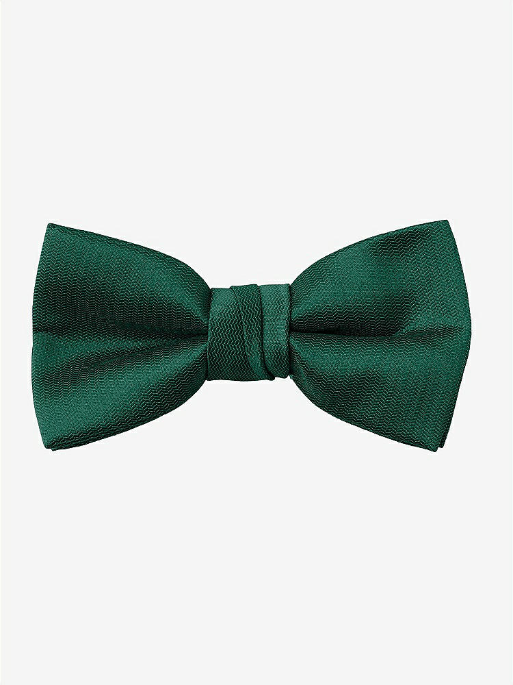 Front View - Hunter Green Yarn-Dyed Boy's Bow Tie by After Six
