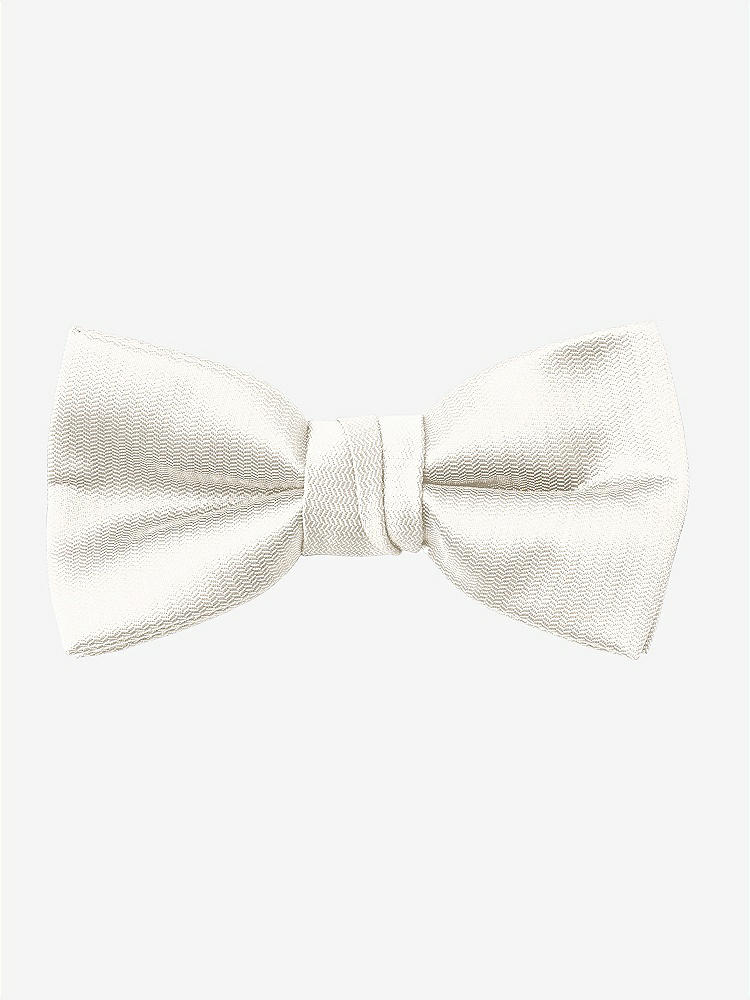 Front View - Ivory Yarn-Dyed Boy's Bow Tie by After Six