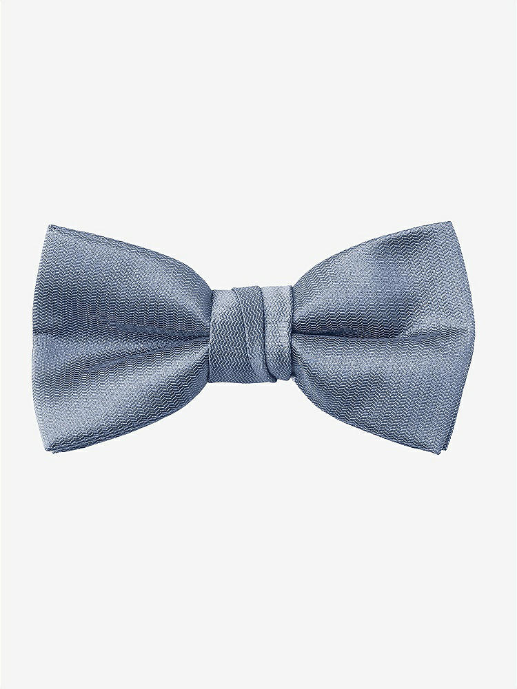 Front View - Larkspur Blue Yarn-Dyed Boy's Bow Tie by After Six