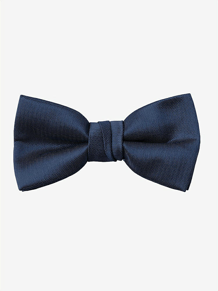 Front View - Midnight Navy Yarn-Dyed Boy's Bow Tie by After Six