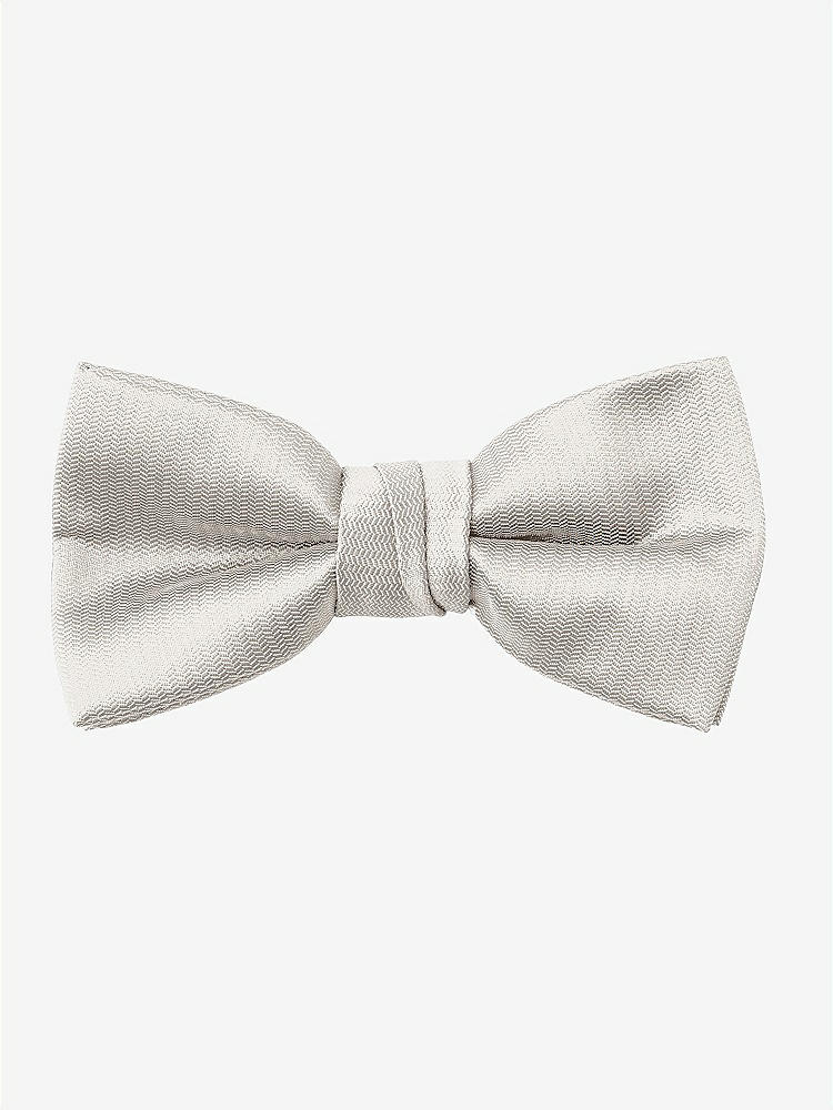 Front View - Oyster Yarn-Dyed Boy's Bow Tie by After Six