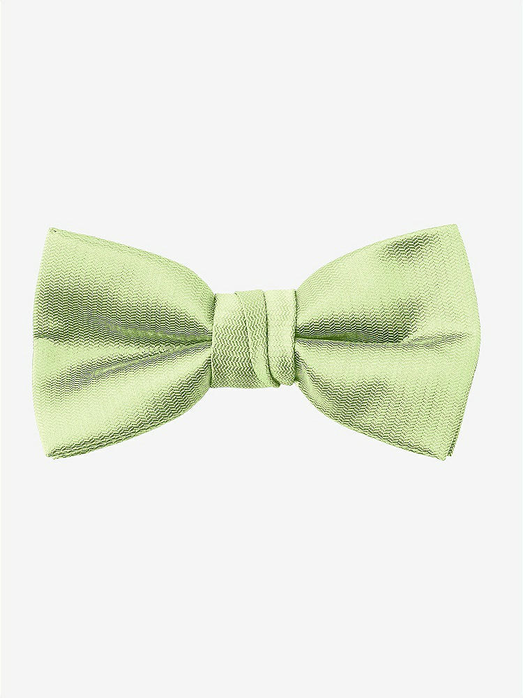 Front View - Pistachio Yarn-Dyed Boy's Bow Tie by After Six