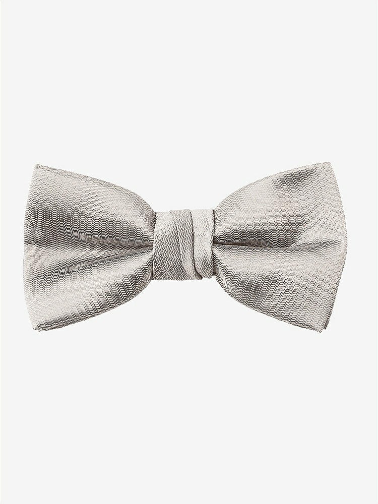 Front View - Taupe Yarn-Dyed Boy's Bow Tie by After Six