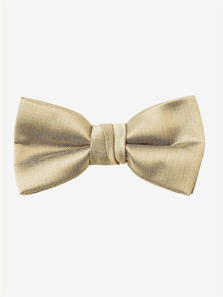 Front View - Venetian Gold Yarn-Dyed Boy's Bow Tie by After Six