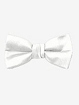 Front View Thumbnail - White Yarn-Dyed Boy's Bow Tie by After Six