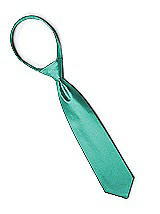 Rear View Thumbnail - Pantone Turquoise Yarn-Dyed Boy's Slider Tie by After Six