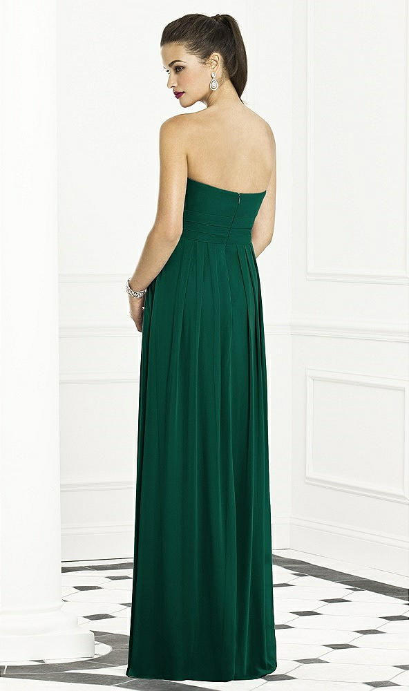 Back View - Hunter Green After Six Bridesmaids Style 6669