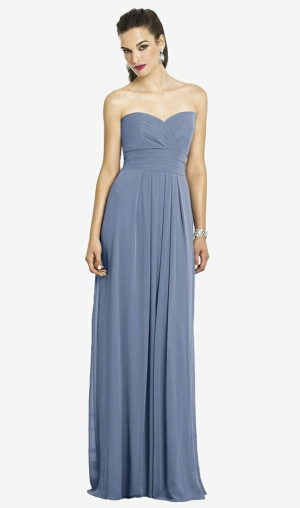 Front View - Larkspur Blue After Six Bridesmaids Style 6669