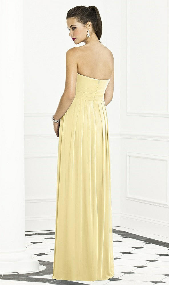 Back View - Pale Yellow After Six Bridesmaids Style 6669