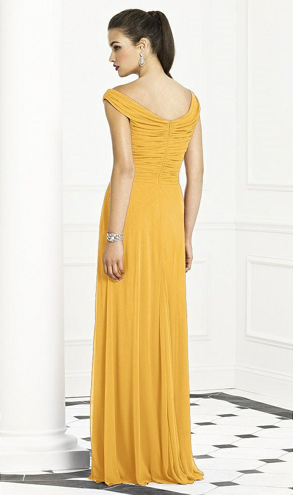 Back View - NYC Yellow After Six Bridesmaids Style 6667
