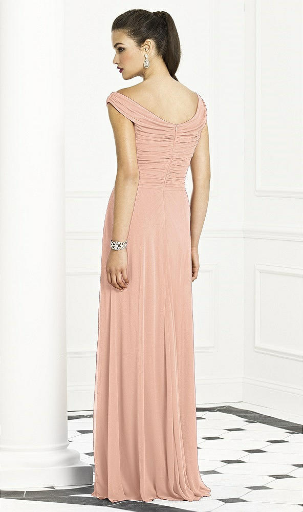 Back View - Pale Peach After Six Bridesmaids Style 6667