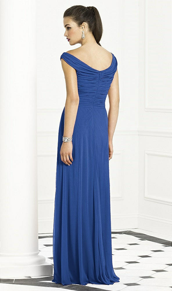Back View - Classic Blue After Six Bridesmaids Style 6667