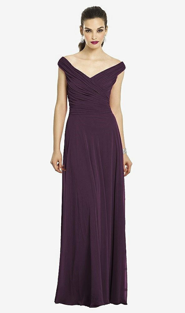 Front View - Aubergine After Six Bridesmaids Style 6667