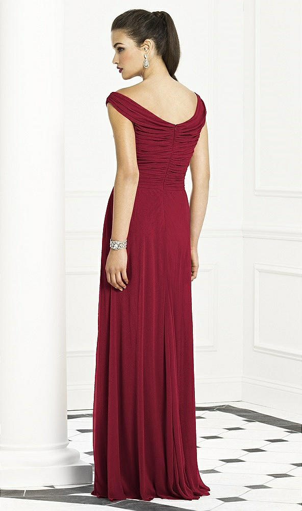 Back View - Burgundy After Six Bridesmaids Style 6667