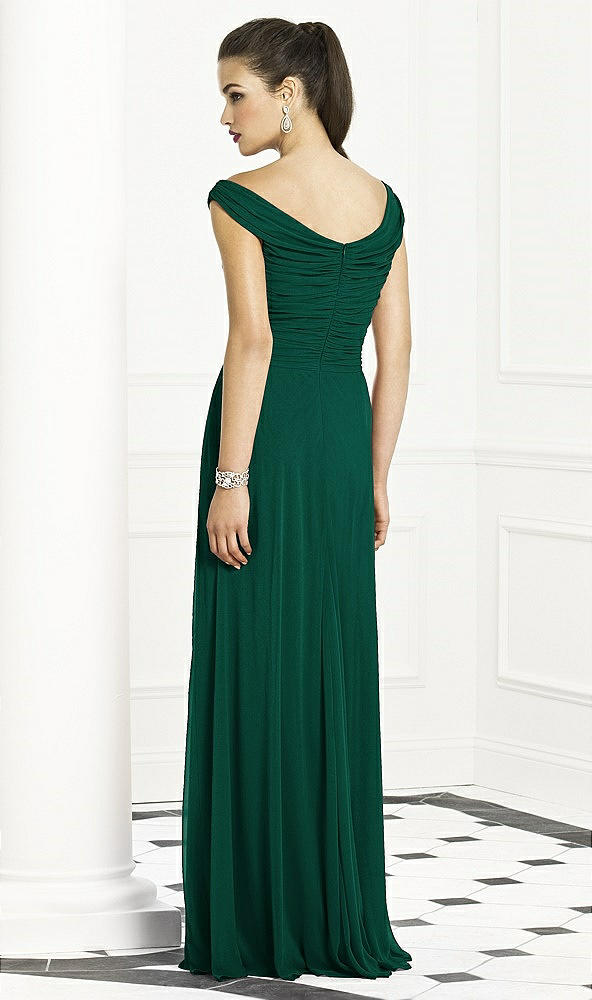 Back View - Hunter Green After Six Bridesmaids Style 6667