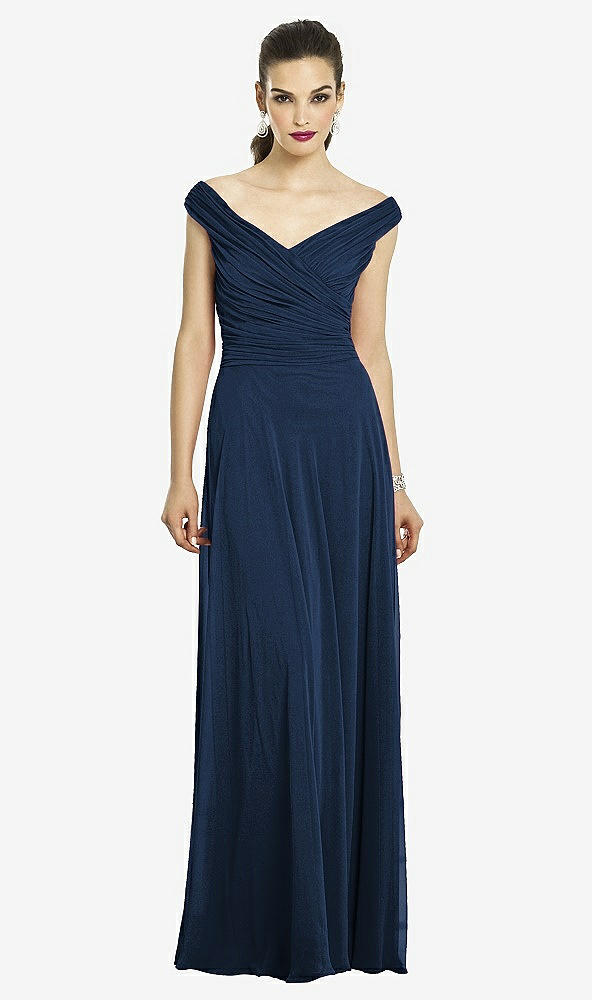 Front View - Midnight Navy After Six Bridesmaids Style 6667