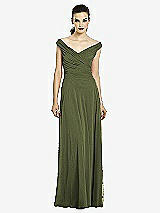 Front View Thumbnail - Olive Green After Six Bridesmaids Style 6667