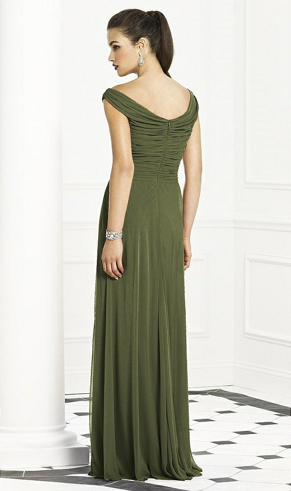 Back View - Olive Green After Six Bridesmaids Style 6667