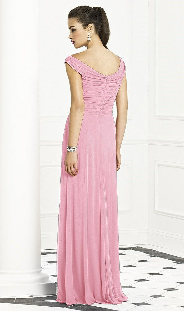 Back View - Peony Pink After Six Bridesmaids Style 6667