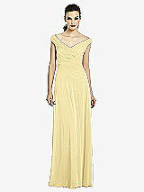 Front View Thumbnail - Pale Yellow After Six Bridesmaids Style 6667