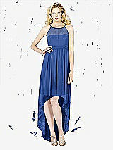 Front View Thumbnail - Classic Blue Social Bridesmaids Style 8125
