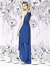 Rear View Thumbnail - Classic Blue Social Bridesmaids Style 8125