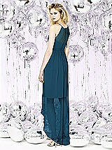 Rear View Thumbnail - Atlantic Blue Social Bridesmaids Style 8125