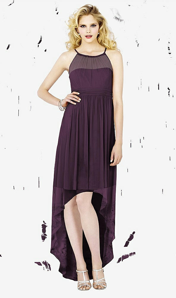 Front View - Aubergine Social Bridesmaids Style 8125
