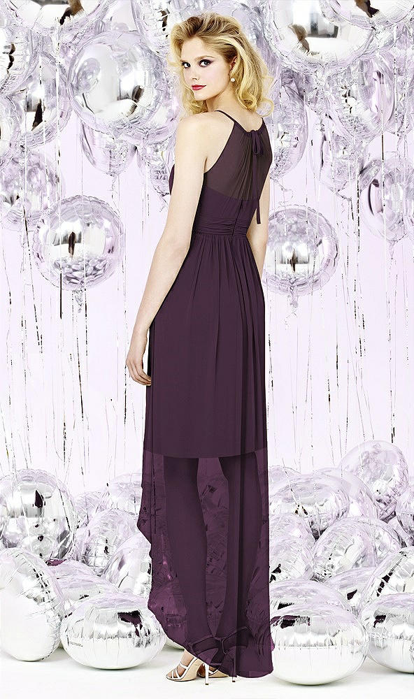Back View - Aubergine Social Bridesmaids Style 8125
