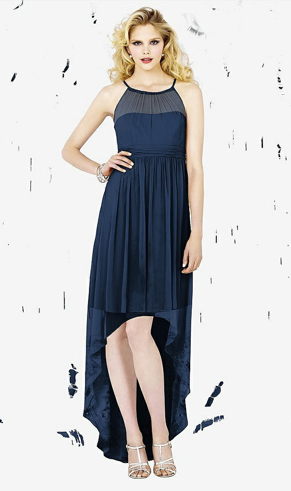 Front View - Midnight Navy Social Bridesmaids Style 8125