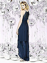 Rear View Thumbnail - Midnight Navy Social Bridesmaids Style 8125