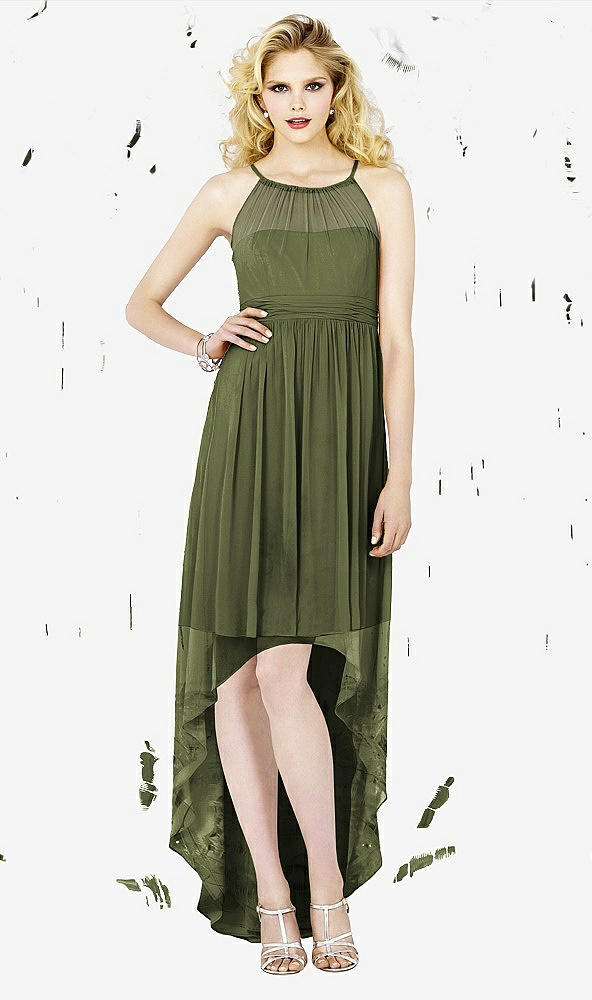 Front View - Olive Green Social Bridesmaids Style 8125