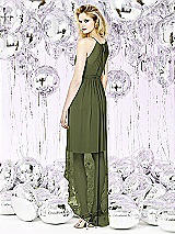 Rear View Thumbnail - Olive Green Social Bridesmaids Style 8125