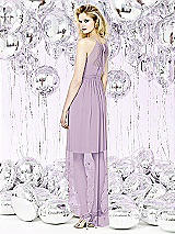 Rear View Thumbnail - Pale Purple Social Bridesmaids Style 8125