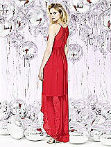 Rear View Thumbnail - Parisian Red Social Bridesmaids Style 8125