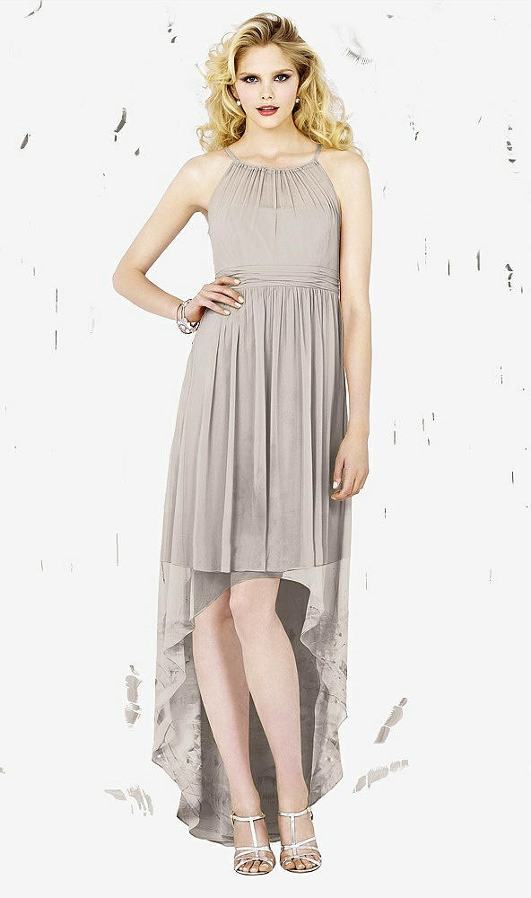 Front View - Taupe Social Bridesmaids Style 8125