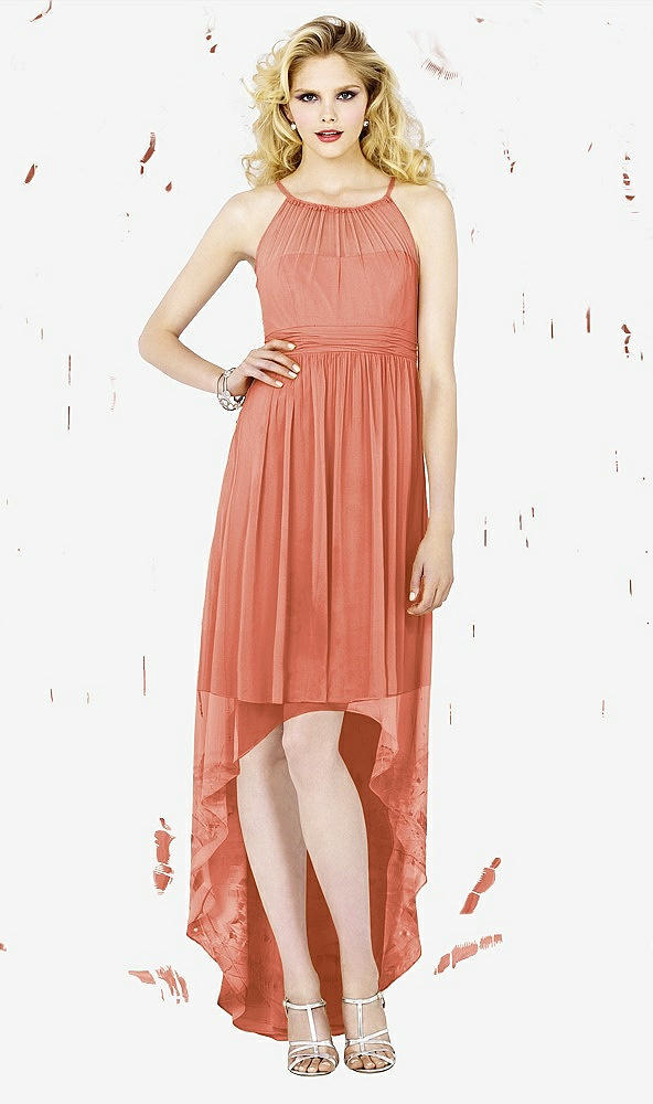 Front View - Terracotta Copper Social Bridesmaids Style 8125