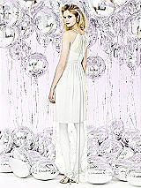 Rear View Thumbnail - White Social Bridesmaids Style 8125