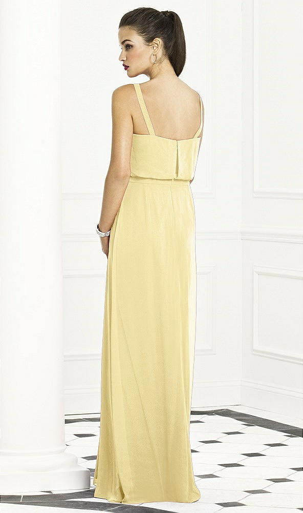 Back View - Pale Yellow After Six Bridesmaids Style 6666