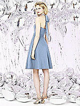 Rear View Thumbnail - Cloudy Silver Social Bridesmaids Style 8126
