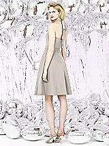 Rear View Thumbnail - Taupe Silver Social Bridesmaids Style 8126