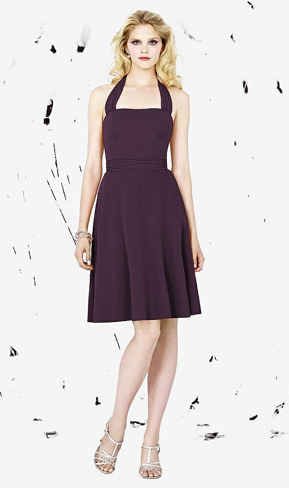 Front View - Aubergine Social Bridesmaids Style 8126