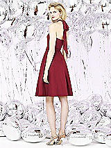 Rear View Thumbnail - Claret Social Bridesmaids Style 8126