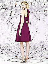 Rear View Thumbnail - Merlot Social Bridesmaids Style 8126