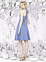 Rear View Thumbnail - Periwinkle - PANTONE Serenity Social Bridesmaids Style 8126