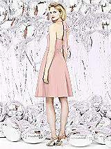 Rear View Thumbnail - Rose - PANTONE Rose Quartz Social Bridesmaids Style 8126