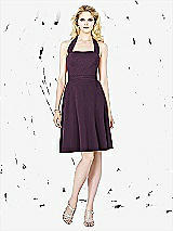 Front View Thumbnail - Aubergine Silver Social Bridesmaids Style 8126
