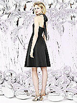 Rear View Thumbnail - Black Silver Social Bridesmaids Style 8126