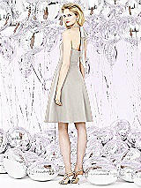 Rear View Thumbnail - Oyster Silver Social Bridesmaids Style 8126